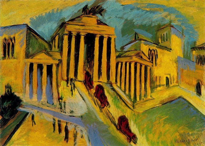 Ernst Ludwig Kirchner Brandenburger Tor China oil painting art